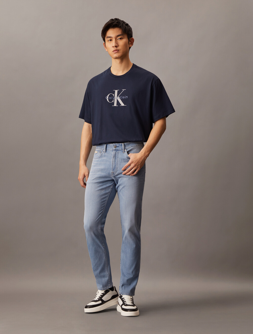 37.5 Bi-Stretch Slim Jeans, 057A BRIGHT BLUE, hi-res