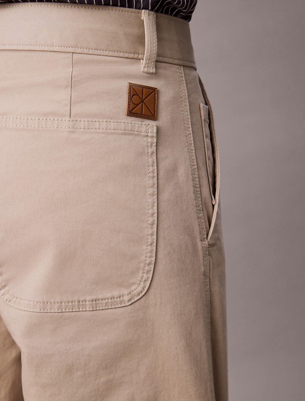 90s Baggy Chino Short, Island Fossil, hi-res