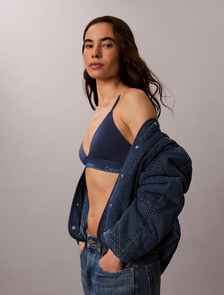 Quilted Denim Liner Jacket, CK QUILTED INDIGO, hi-res