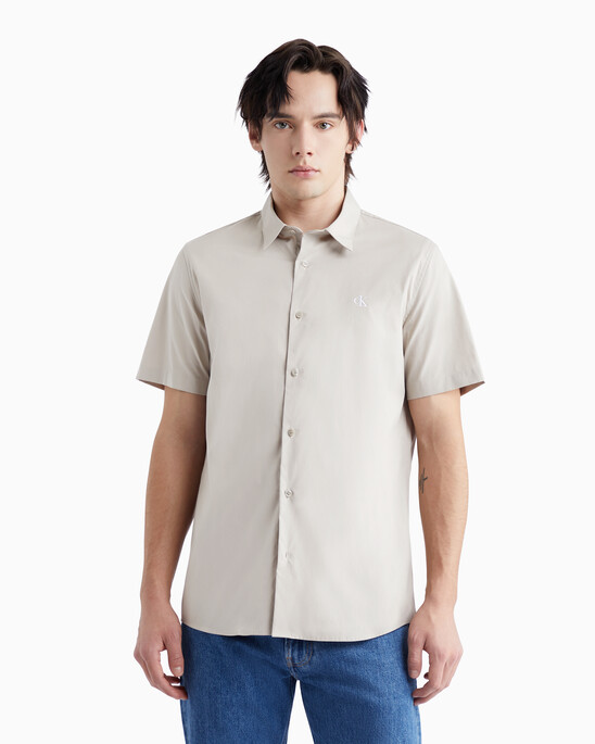 Tonal Monogram Short Sleeve Shirt