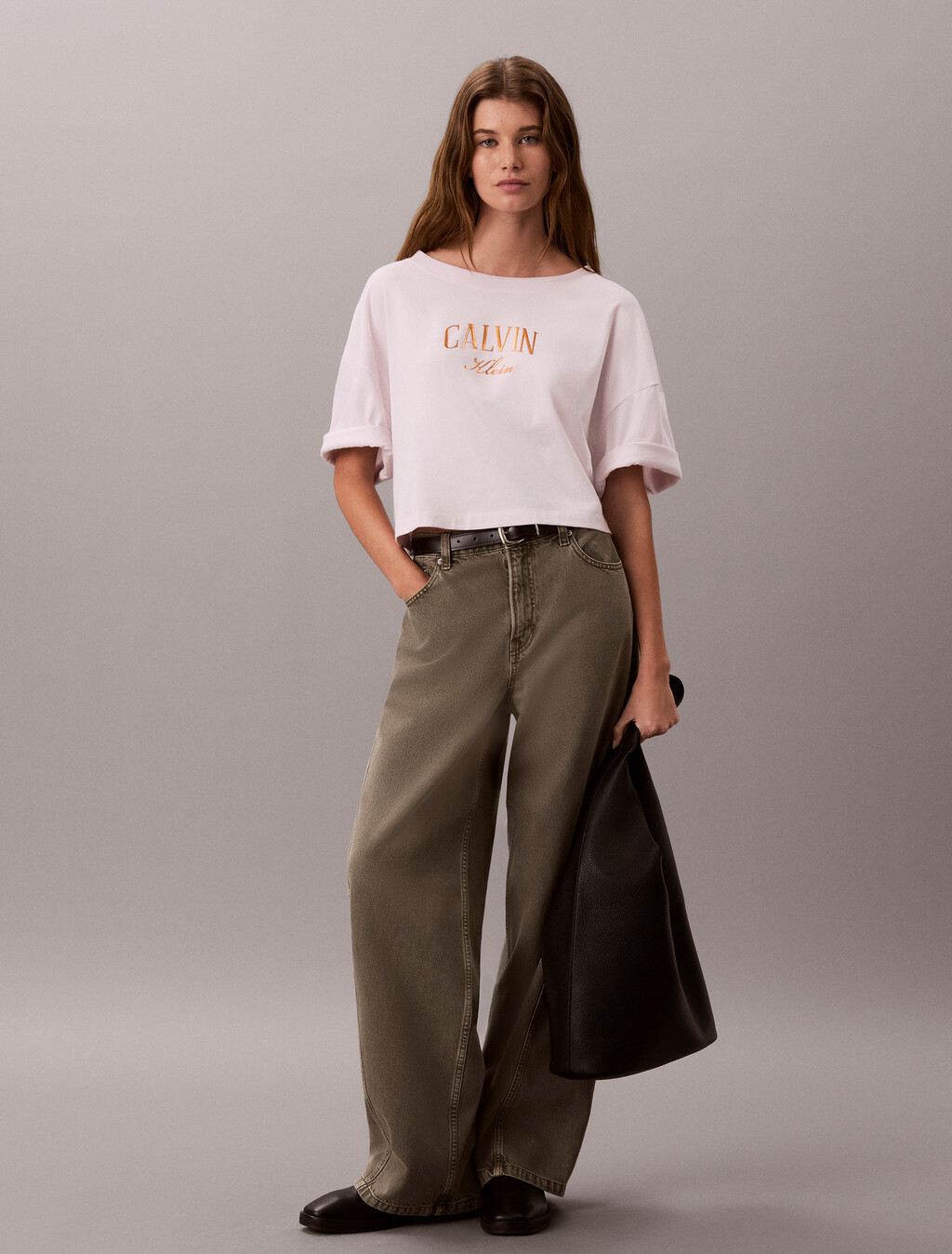 Logo Cropped T-Shirt, Crystal Blush, hi-res