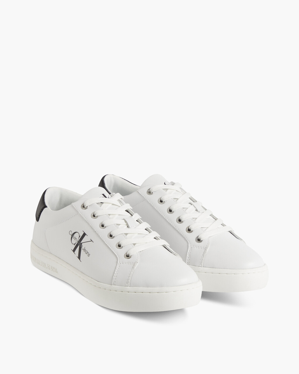 CLASSIC CUPSOLE LACE-UP SNEAKERS, Bright White, hi-res