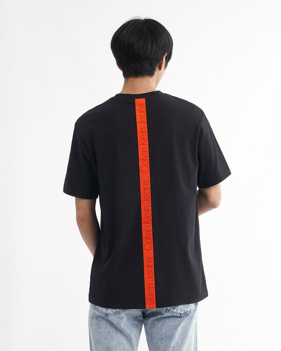 REIMAGINE COLOR BLOCK LOGO TAPE TEE