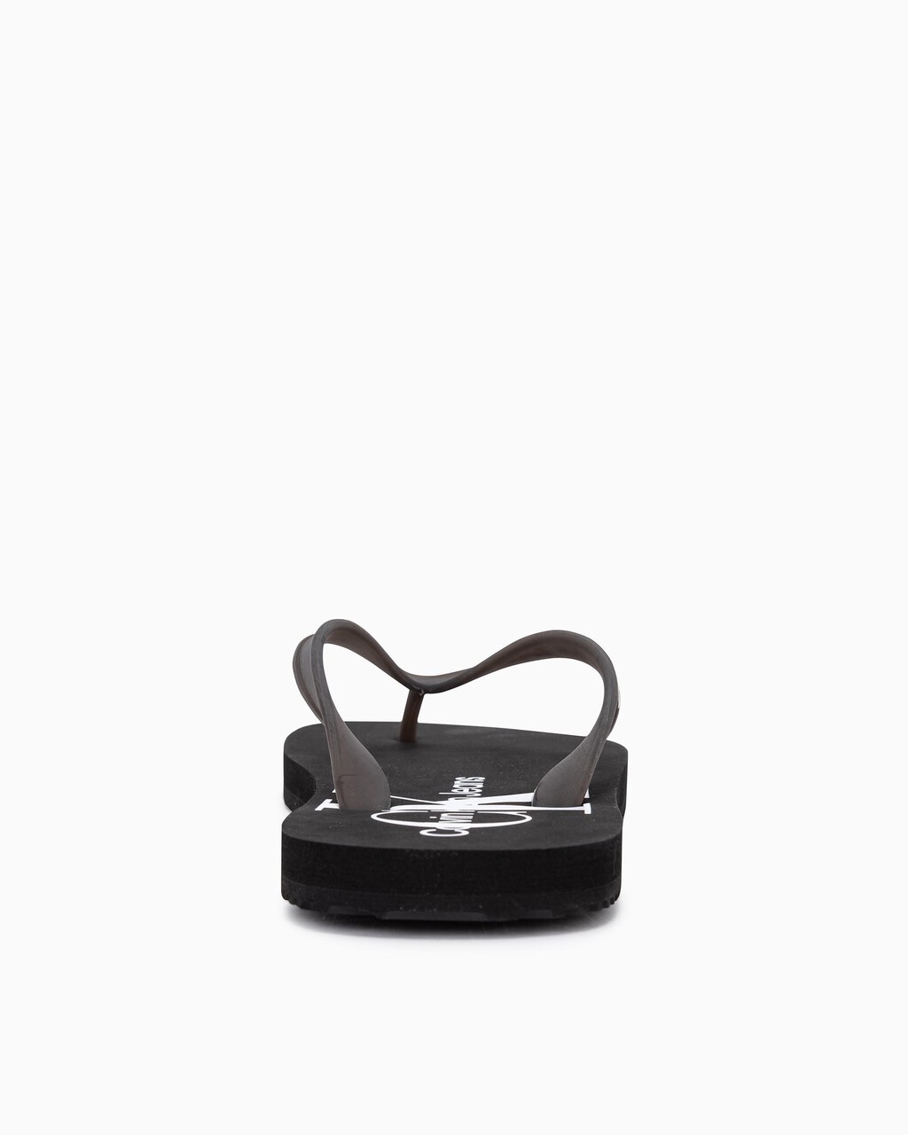 MONOGRAM FLIP FLOPS, Black, hi-res
