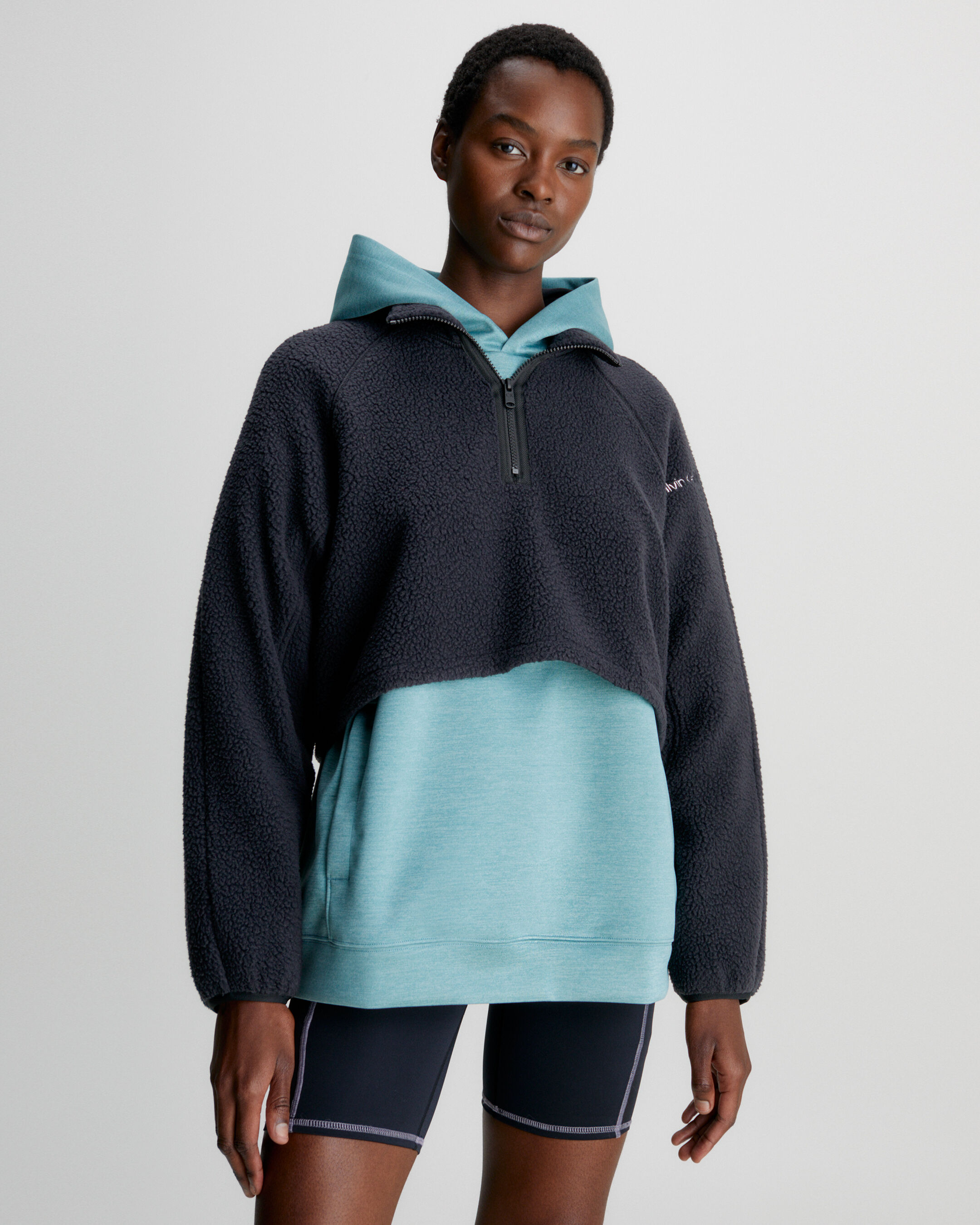 Calvin klein store women's zip hoodie