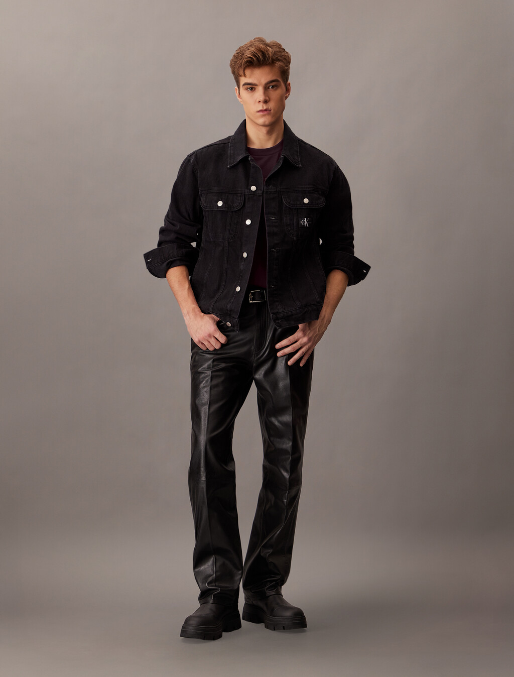 Monogram T-shirt, Passion Plum, hi-res