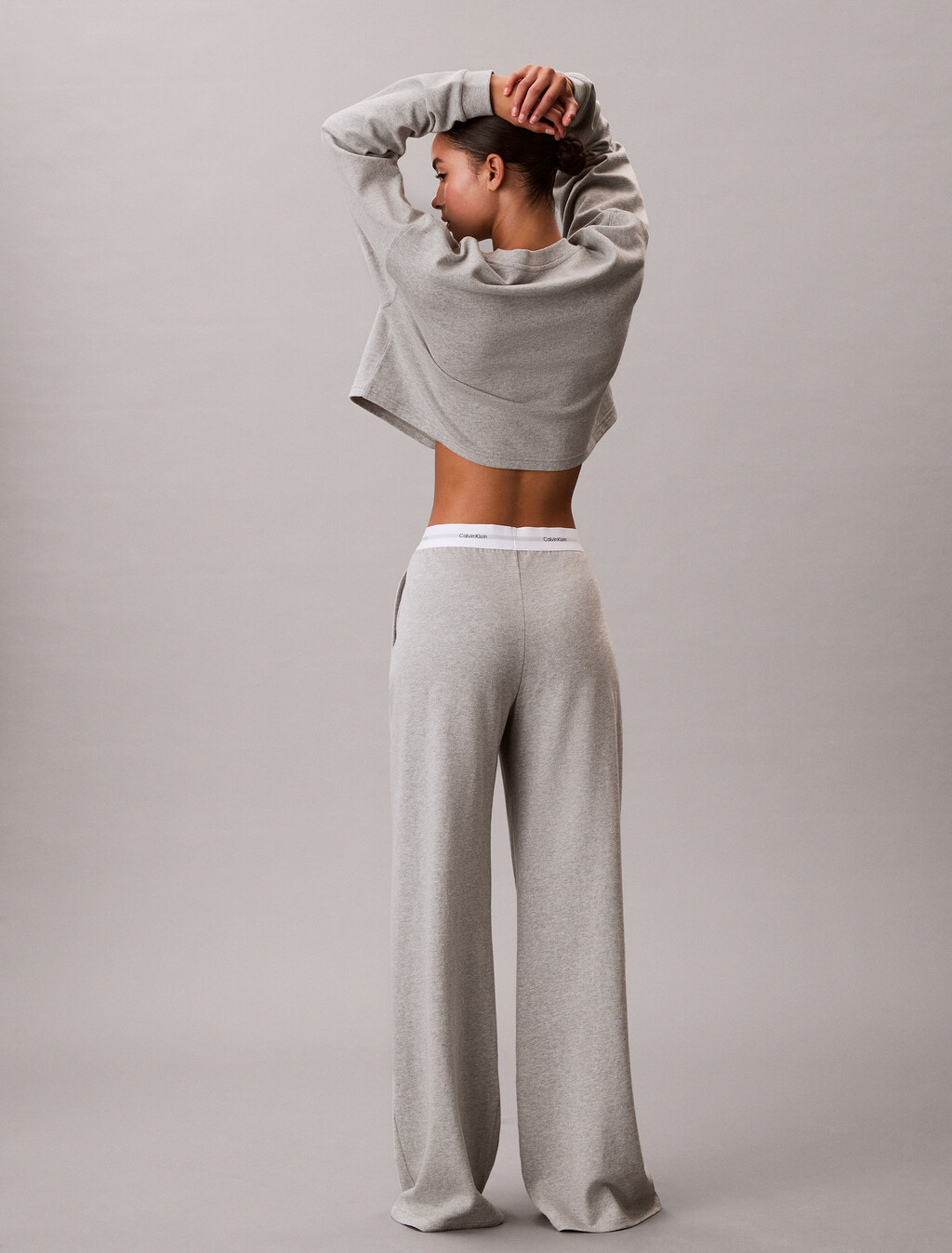 Logo Cotton Jersey Pyjama Pants, B10 Grey Heather, hi-res