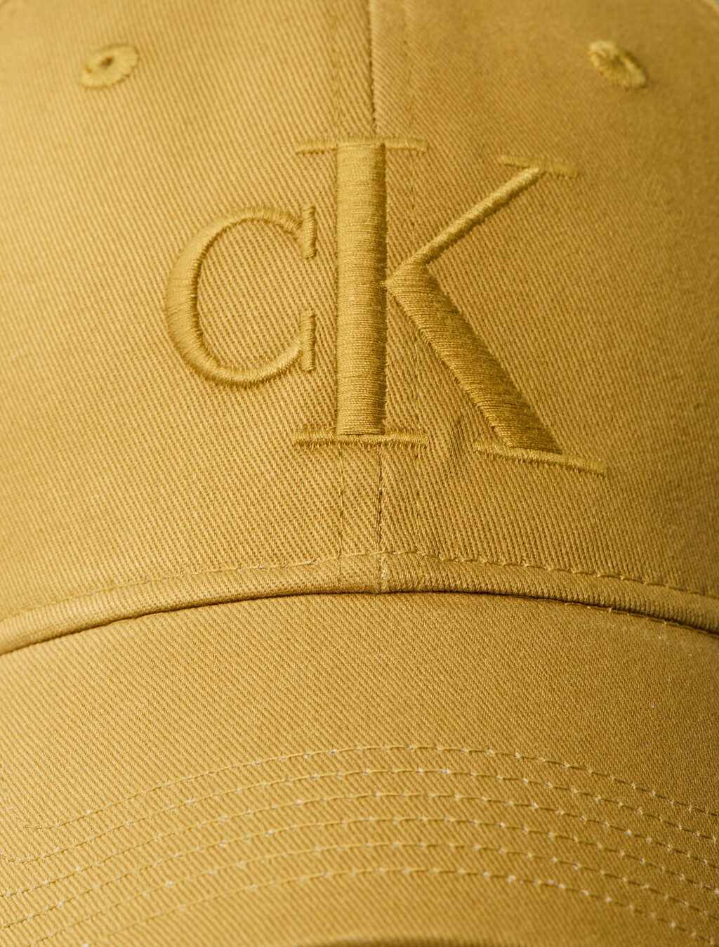 Large Monogram Embroidery Baseball Cap, Dried Tobacco, hi-res