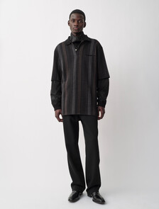 Guy Trench Coat, BLACK, hi-res