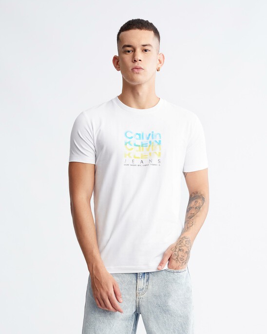 Multi Layering Logo Tee