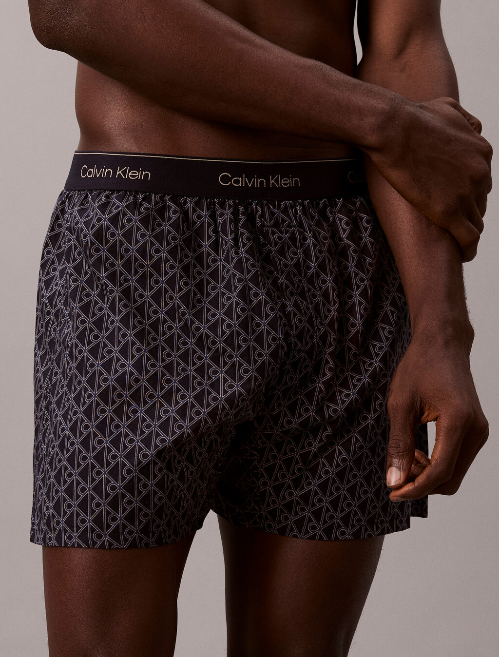 Cotton Poplin Traditional Boxers, 19488 BIJOU MODERN EMBLEM OUTLINE+SKY CAPTAIN, hi-res