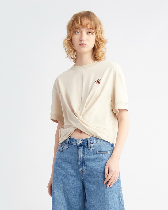INFINITE COOL FRONT KNOT TEE