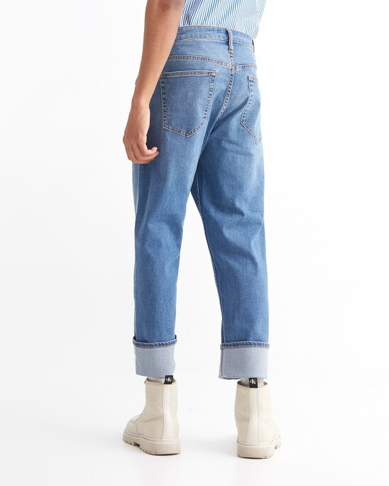 37.5 90S STRAIGHT CROPPED JEANS