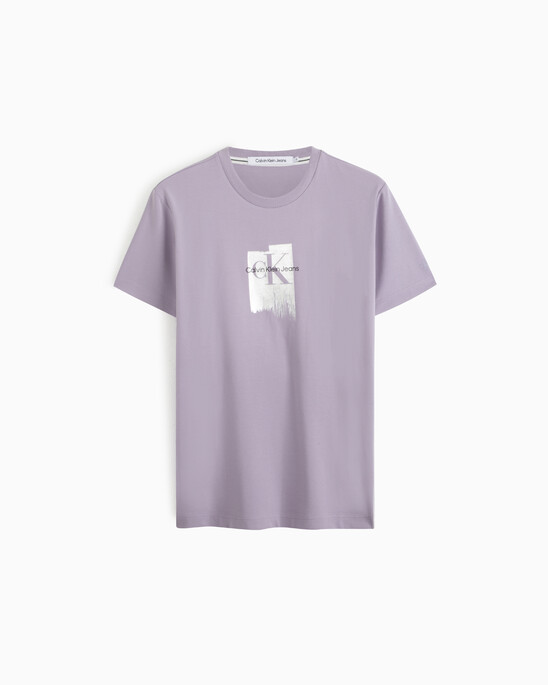 Metallic Foil Monogram Organic Cotton Tee