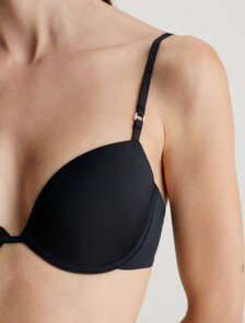 Minimalist Demi T-shirt Bra, Black, hi-res