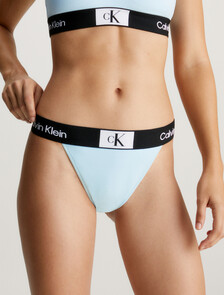 CK1996 High Waisted Bikini Bottoms, Keepsake Blue, hi-res