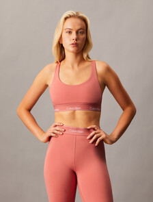 Essentials Modern Sport Medium Support Bra, Antique Pink, hi-res