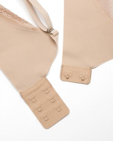 MESH LACE LIGHTLY LINED DEMI BRA, Cedar, hi-res