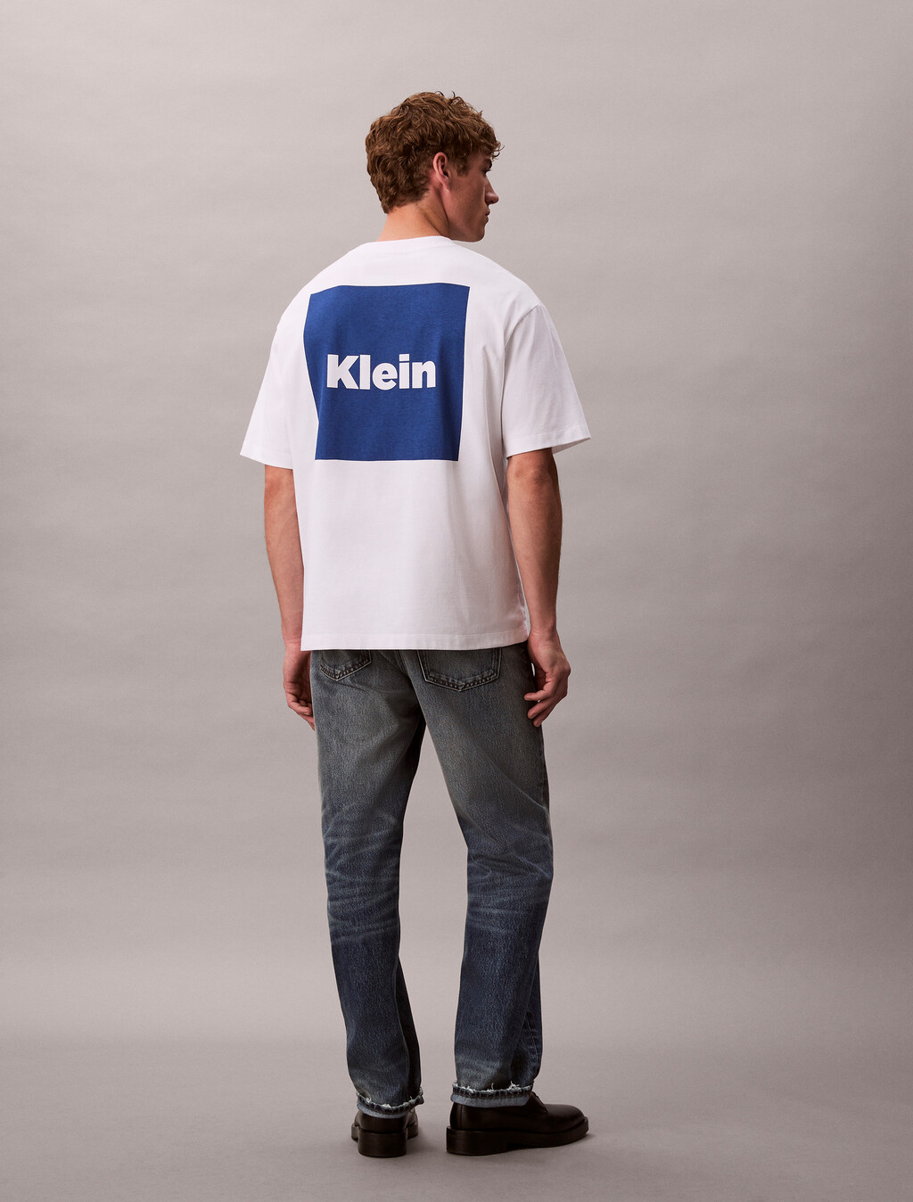 Logo Box Graphic Relaxed T-Shirt, Brilliant White, hi-res