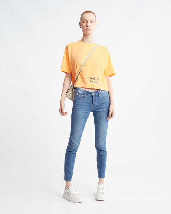 Gradient Shift Logo Oversized Tee