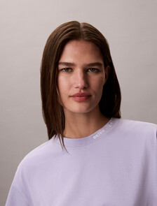 Cooling Cotton Jersey Relaxed Tee, Cosmic Sky, hi-res