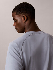 Performance Cotton Blend Gym T-shirt, Grey Thunder, hi-res