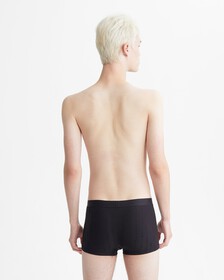 CK BLACK LOGO JACQUARD LOW RISE TRUNK, Black, hi-res