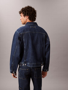 Workwear Denim Jacket, INDIGO GRAVEL, hi-res