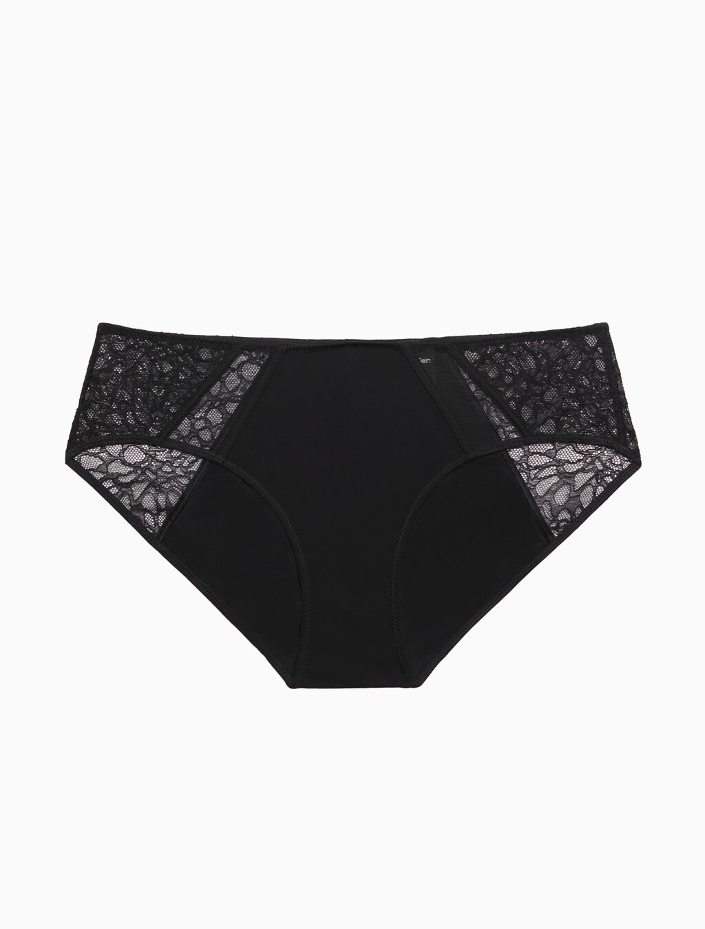 Lace Bikini Briefs, Black, hi-res