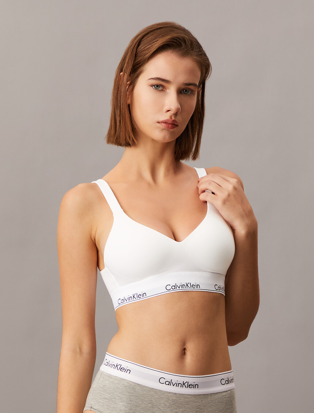 Lift Bralette - Icon Cotton Modal, White, hi-res