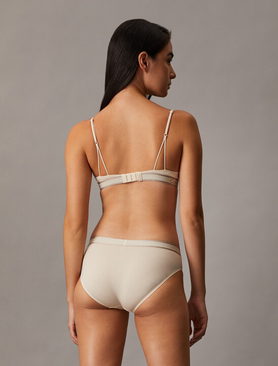Tonal Logo Cotton Bikini