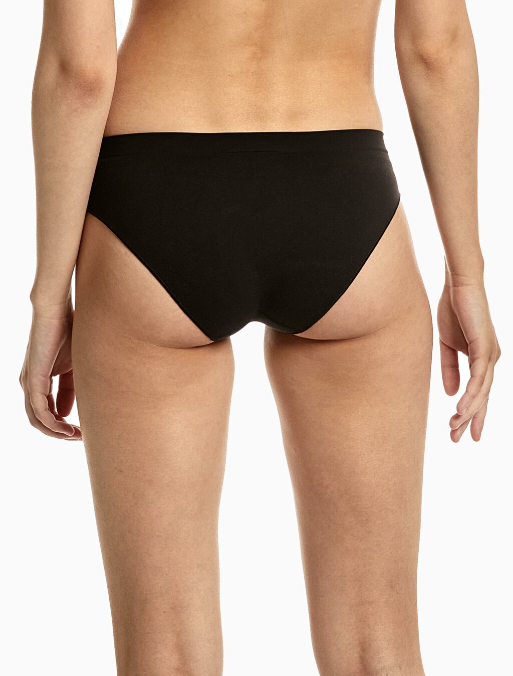 Fusion Flex Seamless Bikini, Black, hi-res