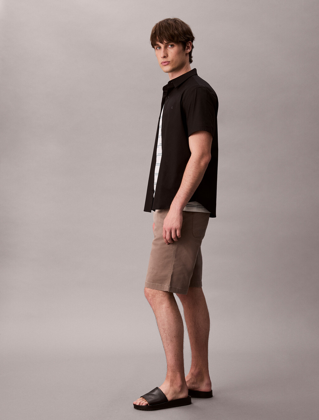 90s Baggy Chino Short, Taupe Tone, hi-res