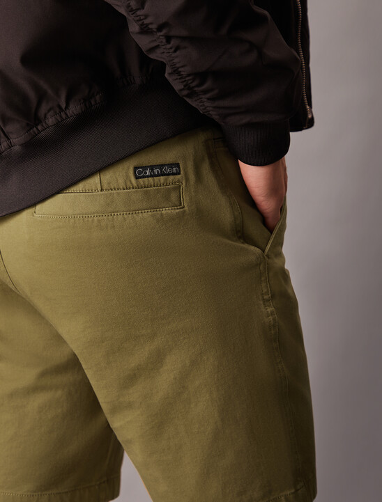 Essential Cotton Lyocell Chino Shorts