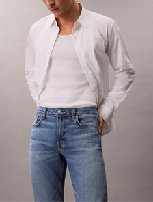 Slim Taper Jeans, MED SHOWER, hi-res