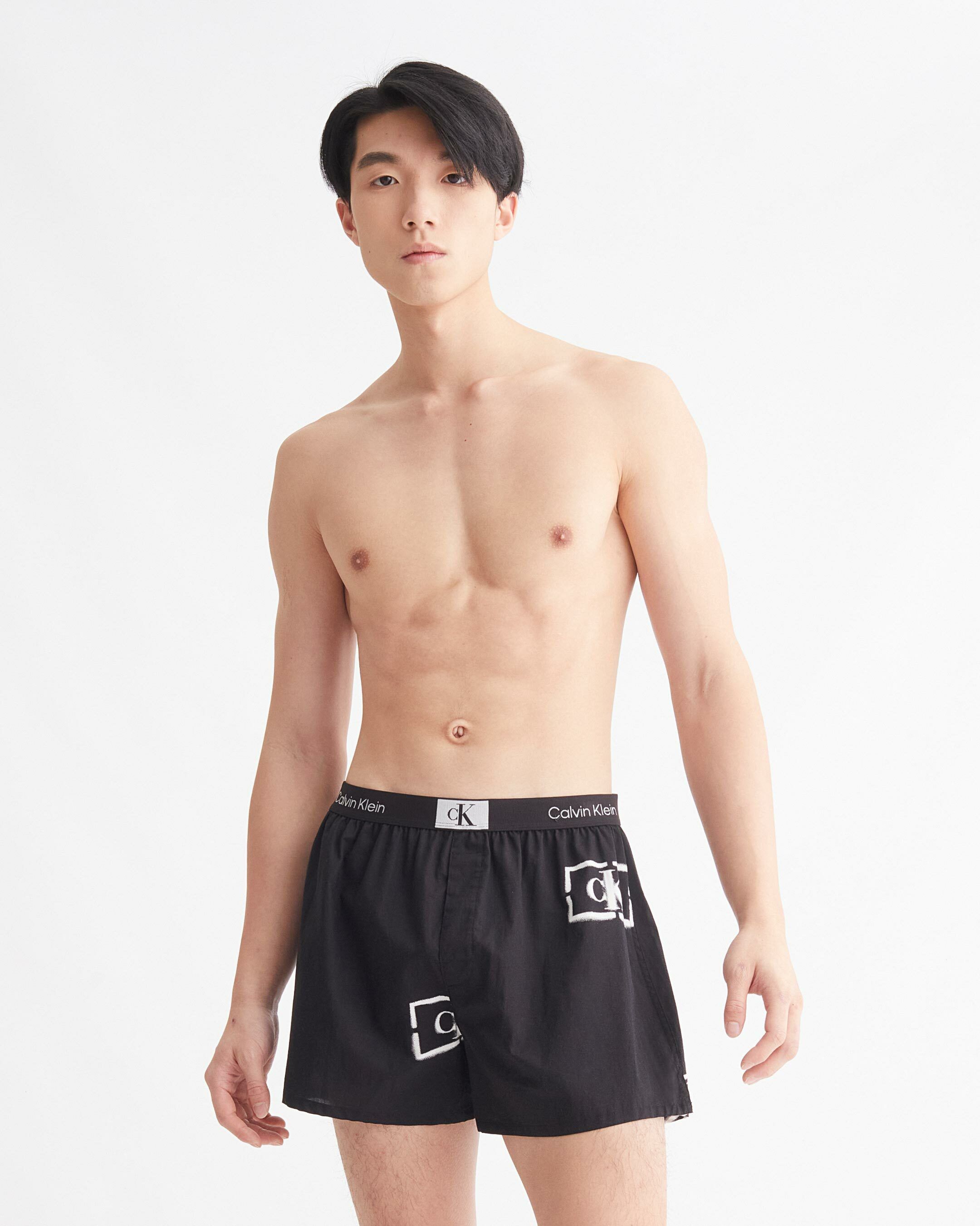 Calvin klein woven boxer hotsell shorts