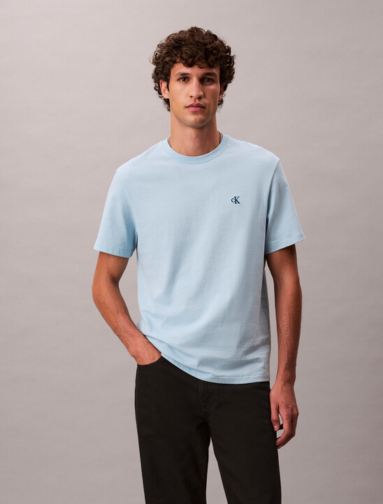 Embroidered Monogram Logo Relaxed T-Shirt