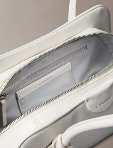 Trio Compartment Shoulder Bag, White Alyssum, hi-res