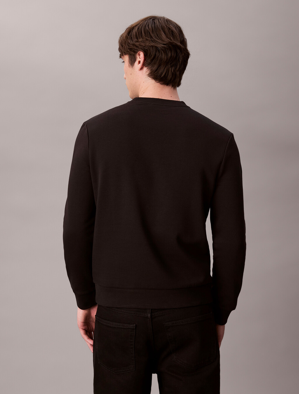 Monogram Sweatshirt, Black, hi-res