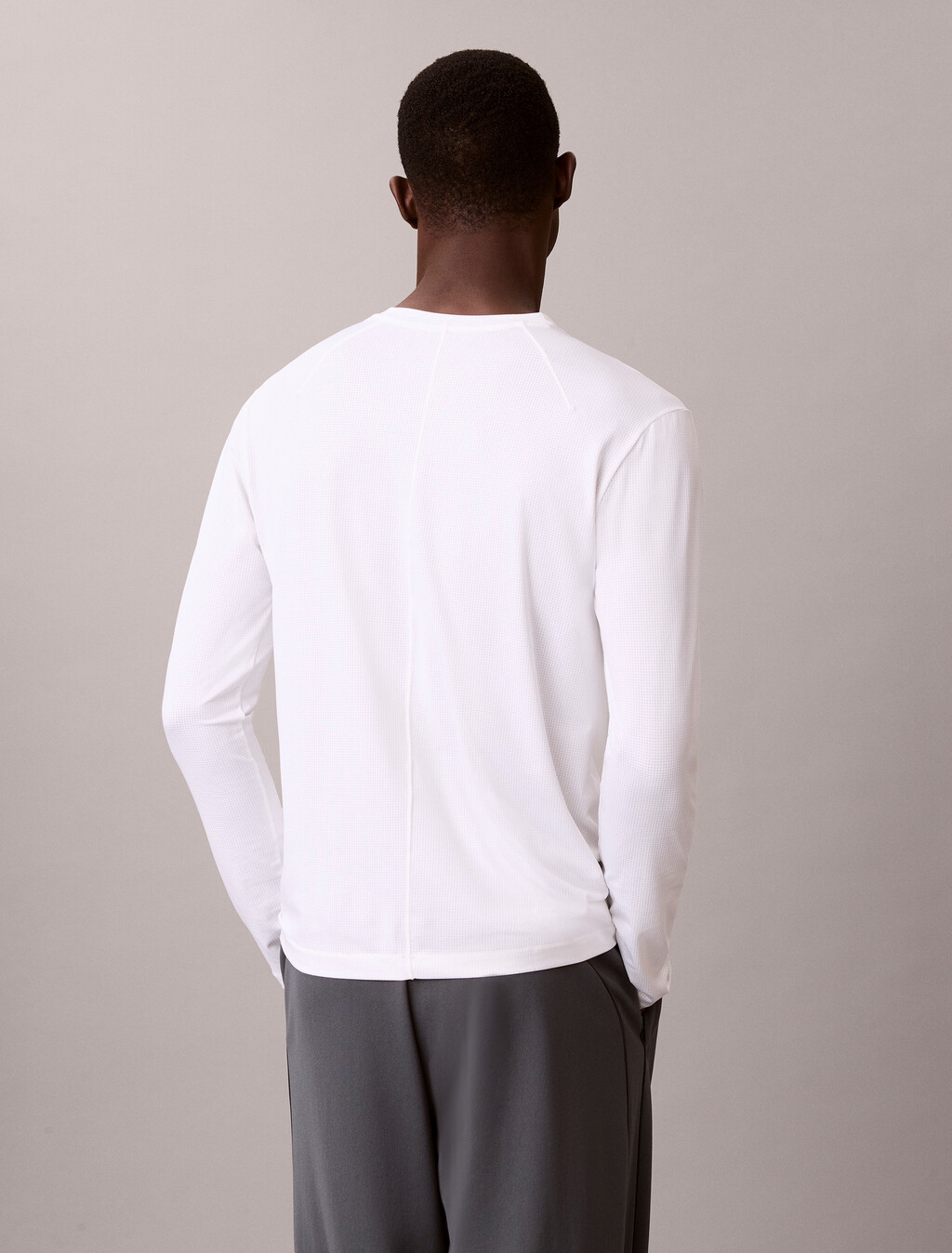 Sport Long Sleeve Tee, Classic White, hi-res
