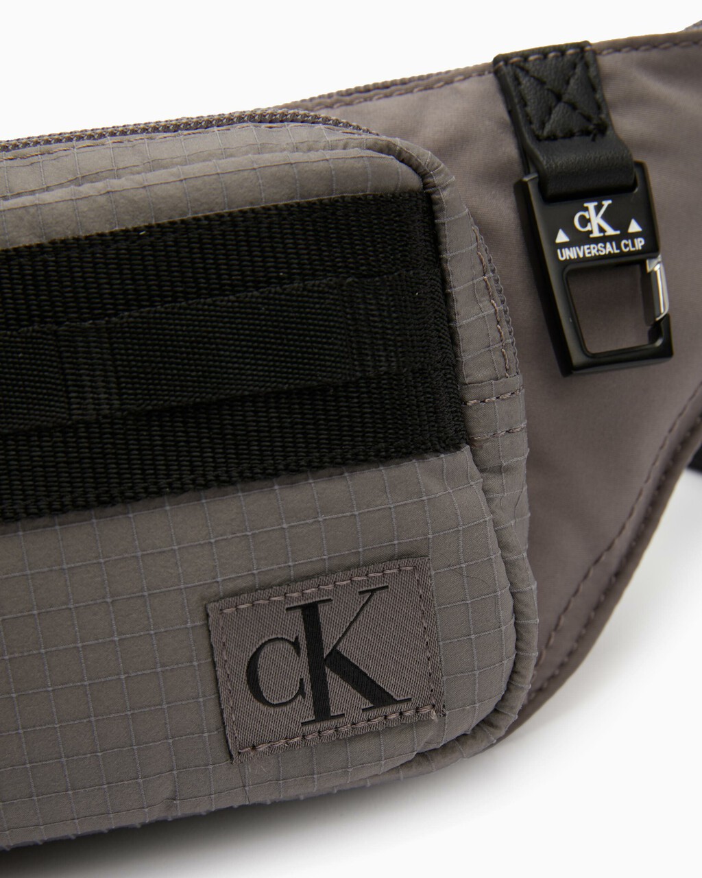 MIX MATERIAL WAIST BAG, STORM FRONT, hi-res