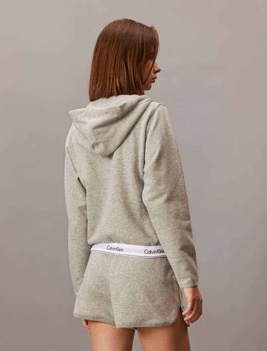 Icon Cotton Zip Through Hoodie