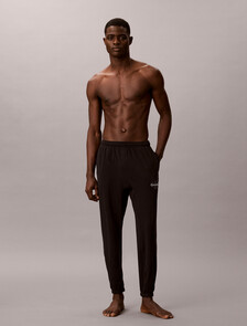 Lounge Joggers - Icon Cotton Stretch, Black, hi-res