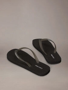 Rico - Logo Flip Flops, Triple Black, hi-res