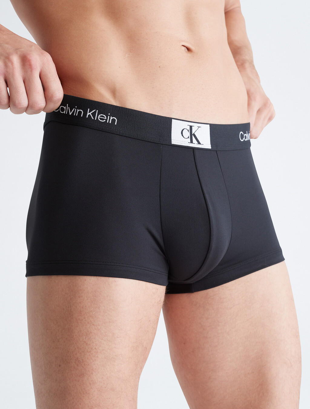 Calvin Klein 1996 Micro Low Rise Trunks, Black, hi-res
