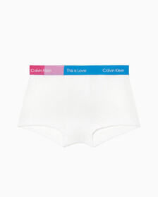 PRIDE COTTON COLOR BLOCK TRUNKS, White w/ Shocking Blue, hi-res