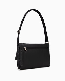 Soft Utility Shoulder Bag 28Cm, BLACK, hi-res