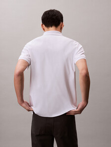 Lunar New Year CK Emblem Slim Polo, Brilliant White, hi-res