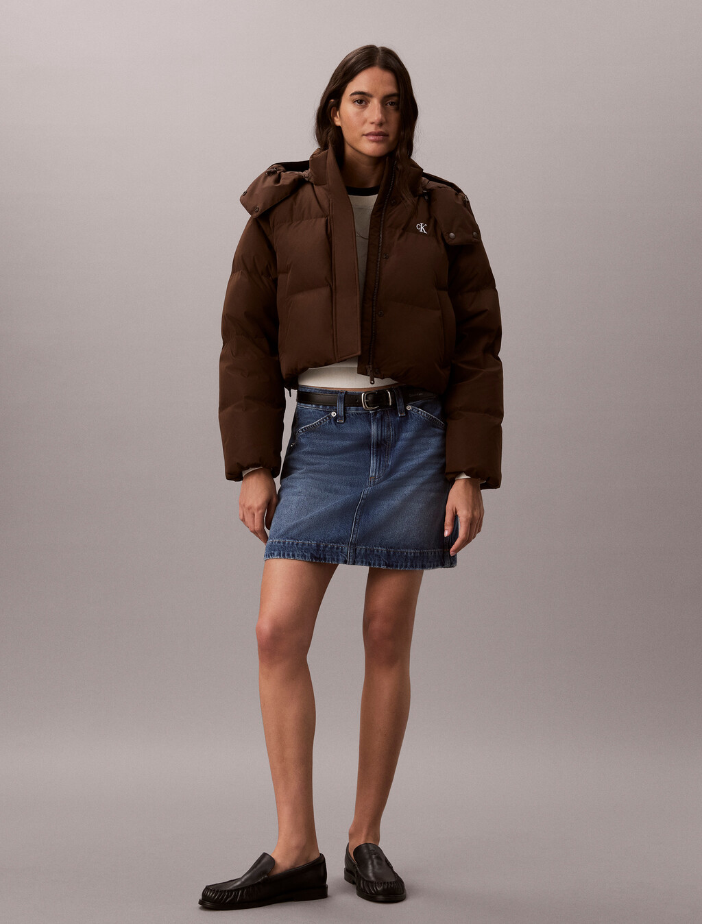 2-in-1 Convertible Down Puffer Jacket, Brown Cork, hi-res