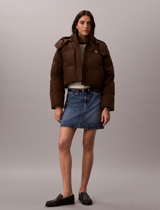 2-in-1 Convertible Down Puffer Jacket, Brown Cork, hi-res